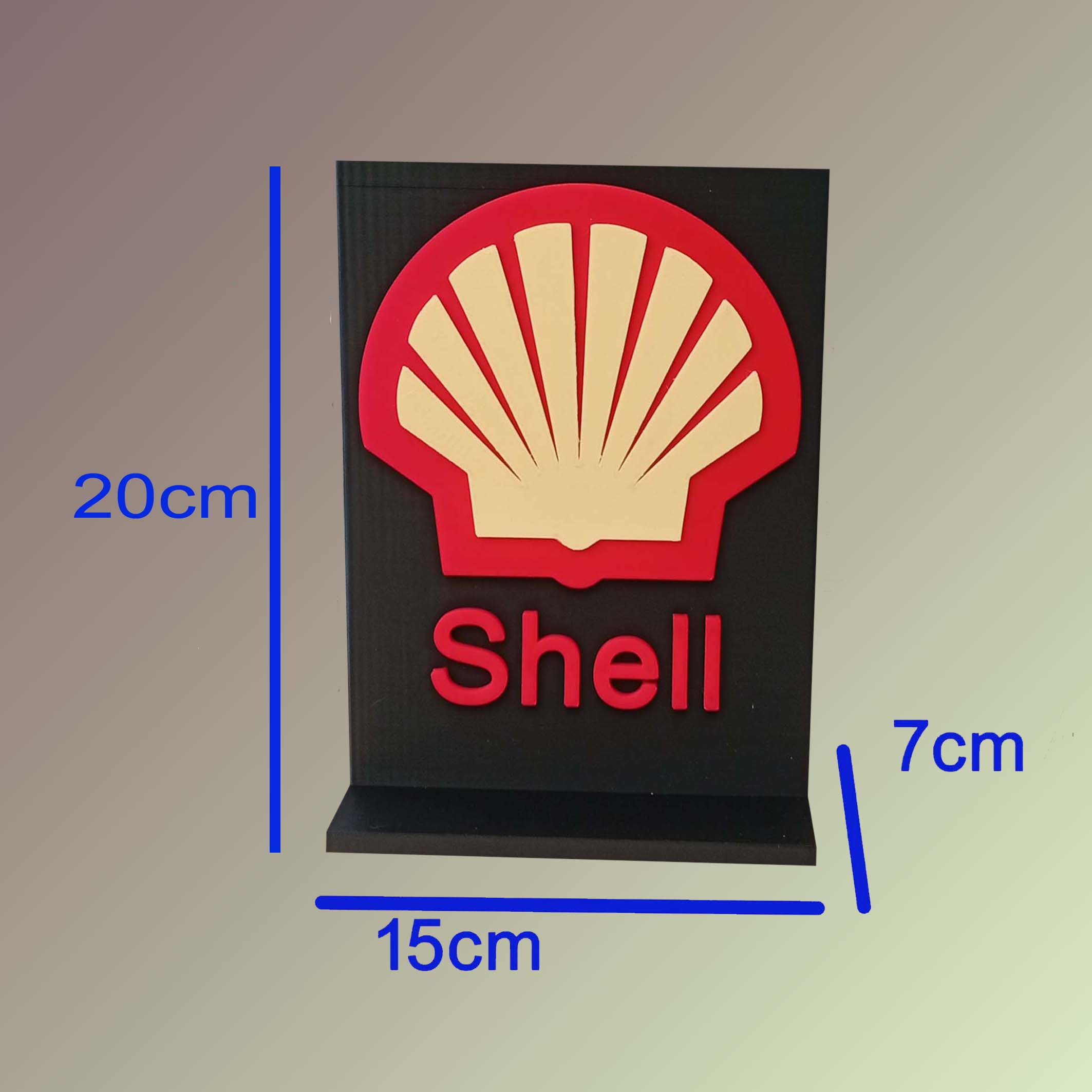 διακοσμητικό γραφείου logo shell oil
